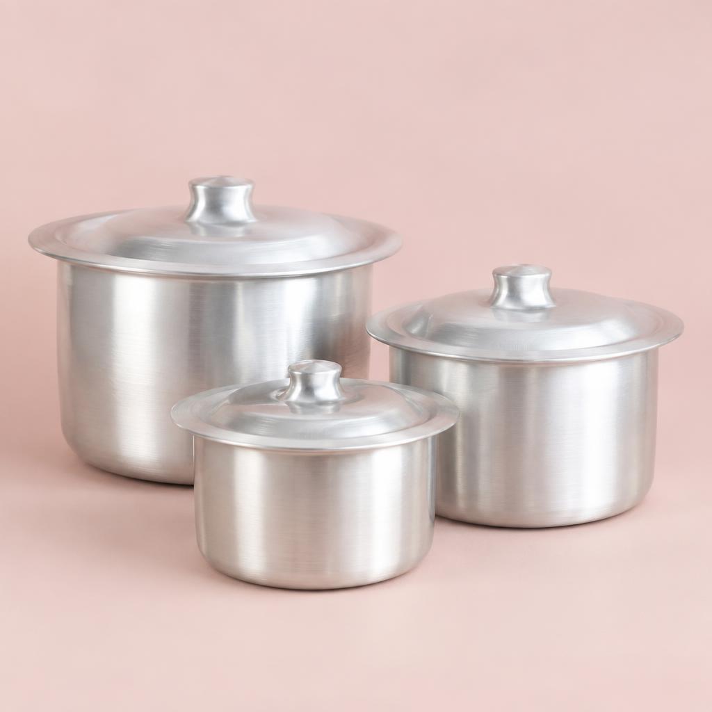 Aluminium Stock Pots Set (3 pc)