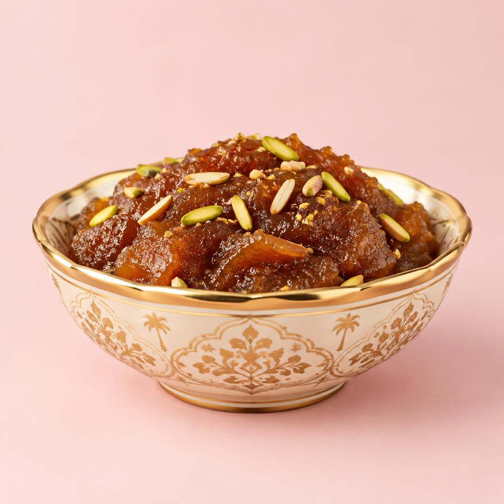 Emirati Halwa Serving Dish