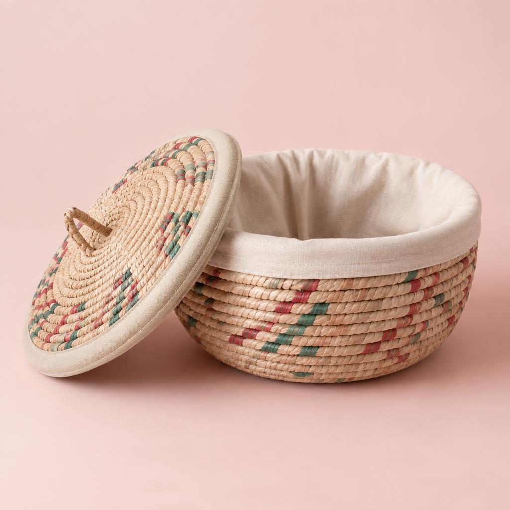 Majlis Bread Basket with Cover